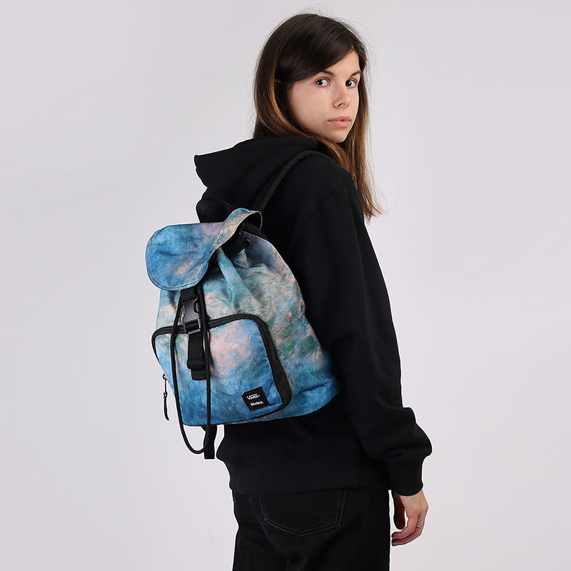 женский синий рюкзак Vans x MoMA Monet VA4SC418H - цена, описание, фото 1
